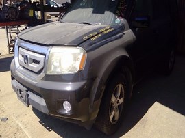 2009 HONDA PILOT, BLACK, EX-L, 3.5, AT, AWD,  A25150